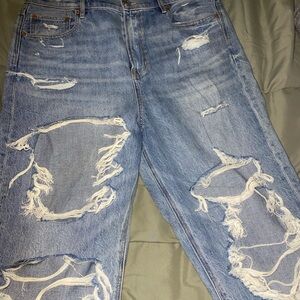 Highest rise 90s boyfriend American Eagle jeans